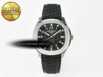 Aquanaut 5167A SS 3KF 1:1 Best Edition Black Dial on Black Rubber Strap A324 Super Clone（New clasp） - Görsel 3