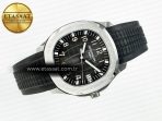 Aquanaut 5167A SS 3KF 1:1 Best Edition Black Dial on Black Rubber Strap A324 Super Clone（New clasp） - Görsel 8