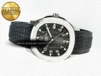 Aquanaut 5167A SS 3KF 1:1 Best Edition Black Dial on Black Rubber Strap A324 Super Clone（New clasp） - Görsel 9