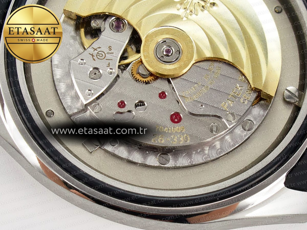 Aquanaut 5167A SS ZF 1:1 Best Edition Black Dial on Black Rubber Strap 26-330 - Görsel 21