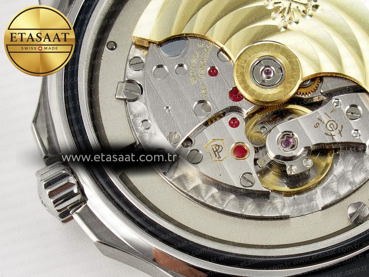 Aquanaut 5167A SS ZF 1:1 Best Edition Black Dial on Black Rubber Strap 26-330 - Görsel 22