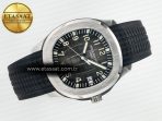 Aquanaut 5167A SS ZF 1:1 Best Edition Black Dial on Black Rubber Strap 26-330 - Görsel 8