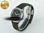 Aquanaut 5267 SS PPF 1:1 Best Edition Green Textured Dial On Green Rubber Strap Ronda Quartz - Görsel 6