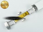 Aquanaut 5267 SS PPF 1:1 Best Edition White Textured Dial On White Rubber Strap Ronda Quartz - Görsel 21