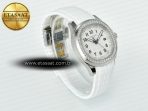 Aquanaut 5267 SS PPF 1:1 Best Edition White Textured Dial On White Rubber Strap Ronda Quartz - Görsel 5
