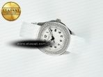 Aquanaut 5267 SS PPF 1:1 Best Edition White Textured Dial On White Rubber Strap Ronda Quartz - Görsel 9