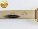 Baignoire De Cartier YG DRF 1:1 Best Edition Silver Dial on Brown Leather Strap Swiss Quartz - Görsel 20