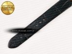Ballon Blanc De Cartier 30mm RG DRF 1:1 Best Edition Silvered Texture Dial on Black Leather Strap Ronda Quartz - Görsel 16