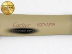 Ballon Blanc De Cartier 30mm RG DRF 1:1 Best Edition Silvered Texture Dial on Black Leather Strap Ronda Quartz - Görsel 19
