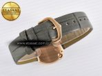 Ballon Blanc De Cartier 30mm RG DRF 1:1 Best Edition Silvered Texture Dial on Green Leather Strap Ronda Quartz - Görsel 15