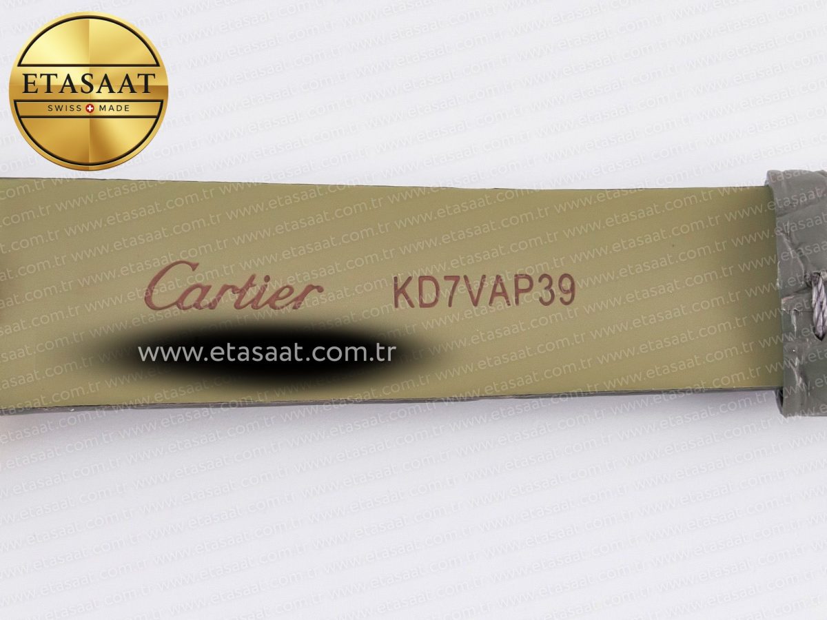 Ballon Blanc De Cartier 30mm RG DRF 1:1 Best Edition Silvered Texture Dial on Green Leather Strap Ronda Quartz - Görsel 20
