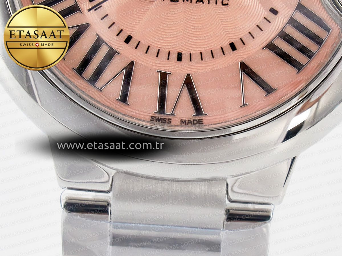 Ballon Bleu 33mm SS AF 1:1 Best Edition Pink Dial on SS Bracelet SEIKO NH05A - Görsel 12