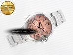 Ballon Bleu 33mm SS AF 1:1 Best Edition Pink Dial on SS Bracelet SEIKO NH05A - Görsel 8