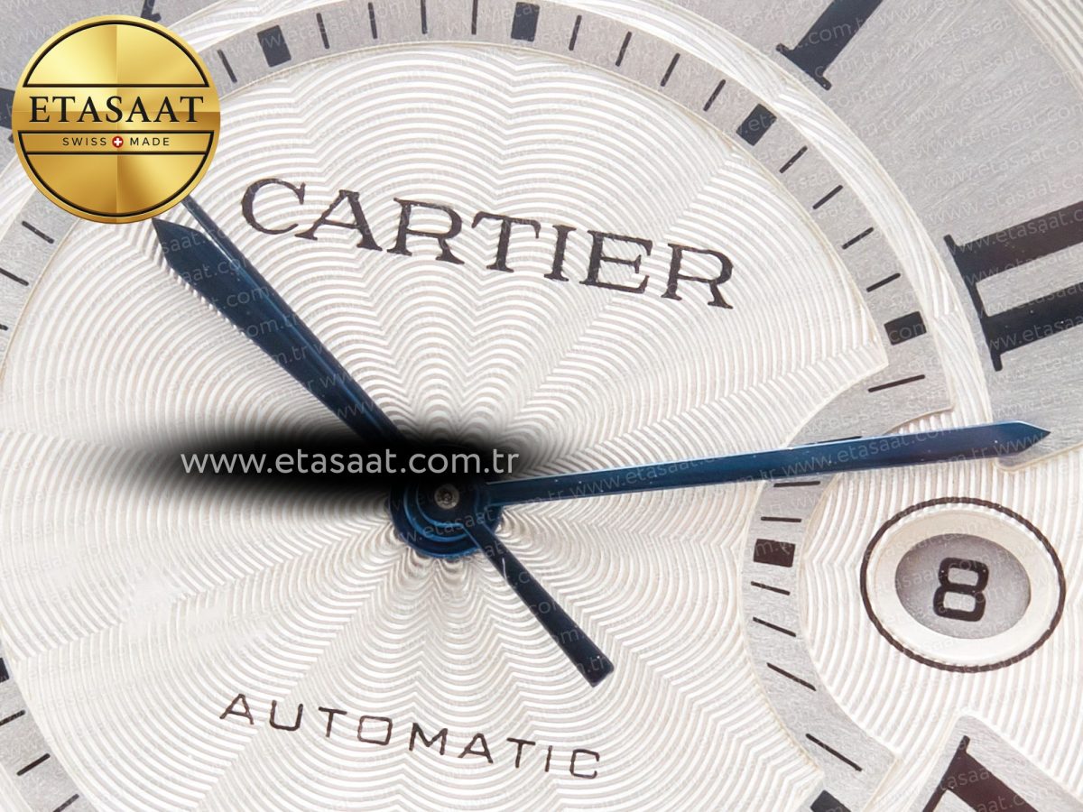 Ballon Bleu 42mm SS AF 1:1 Best Edition White Texture Dial on SS Bracelet A2824 V5 - Görsel 11