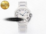 Ballon Bleu 42mm SS AF 1:1 Best Edition White Texture Dial on SS Bracelet A2824 V5 - Görsel 3