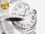 Ballon Bleu 42mm SS AF 1:1 Best Edition White Texture Dial on SS Bracelet A2824 V5 - Görsel 5