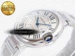 Ballon Bleu 42mm SS AF 1:1 Best Edition White Texture Dial on SS Bracelet A2824 V5 - Görsel 6