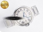Ballon Bleu 42mm SS AF 1:1 Best Edition White Texture Dial on SS Bracelet A2824 V5 - Görsel 8