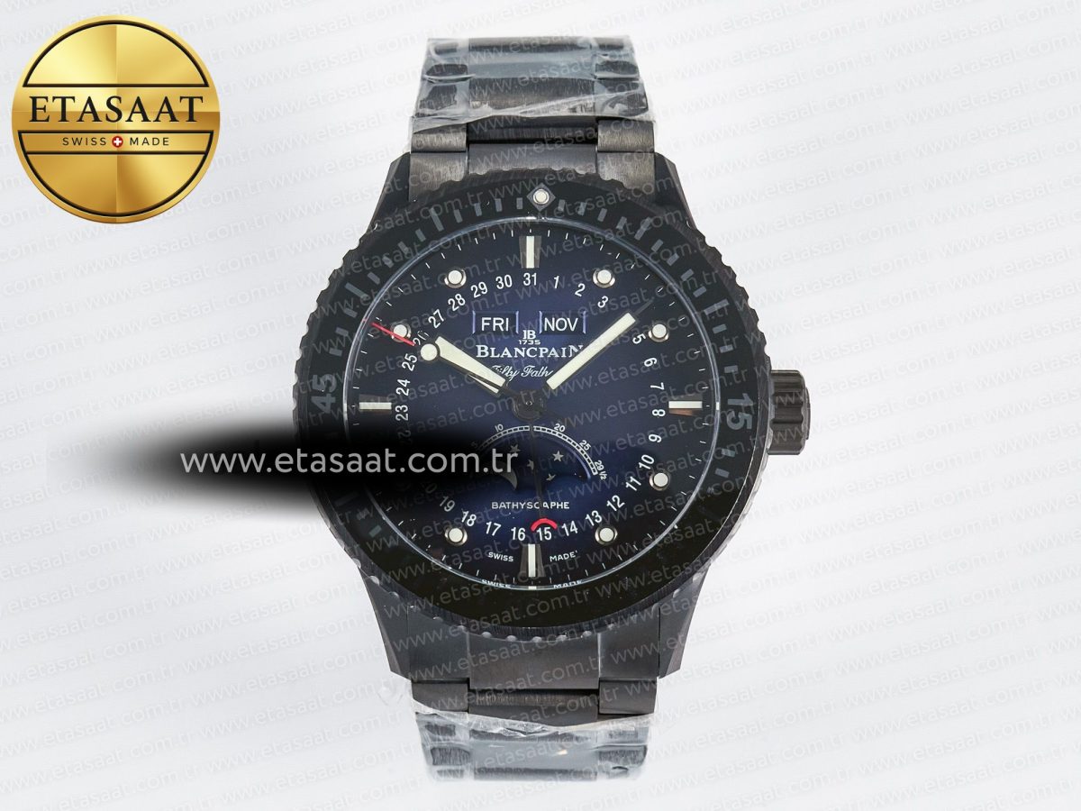 Blancpain Bathyscaphe 43mm Ceramic Blue A6654 - Görsel 3