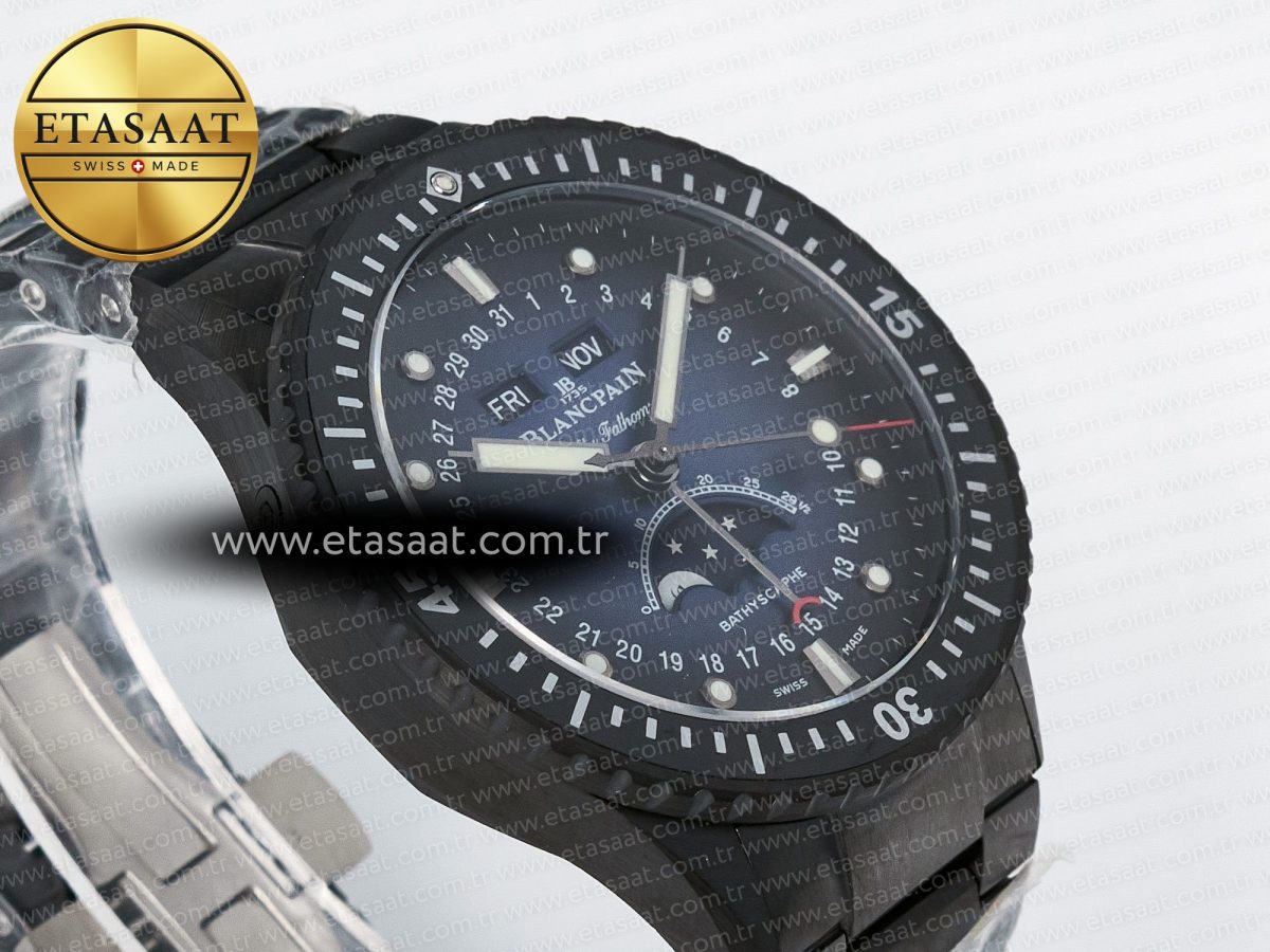 Blancpain Bathyscaphe 43mm Ceramic Blue A6654 - Görsel 7