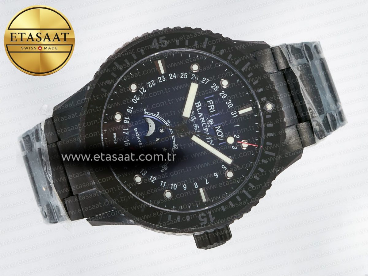 Blancpain Bathyscaphe 43mm Ceramic Blue A6654 - Görsel 8