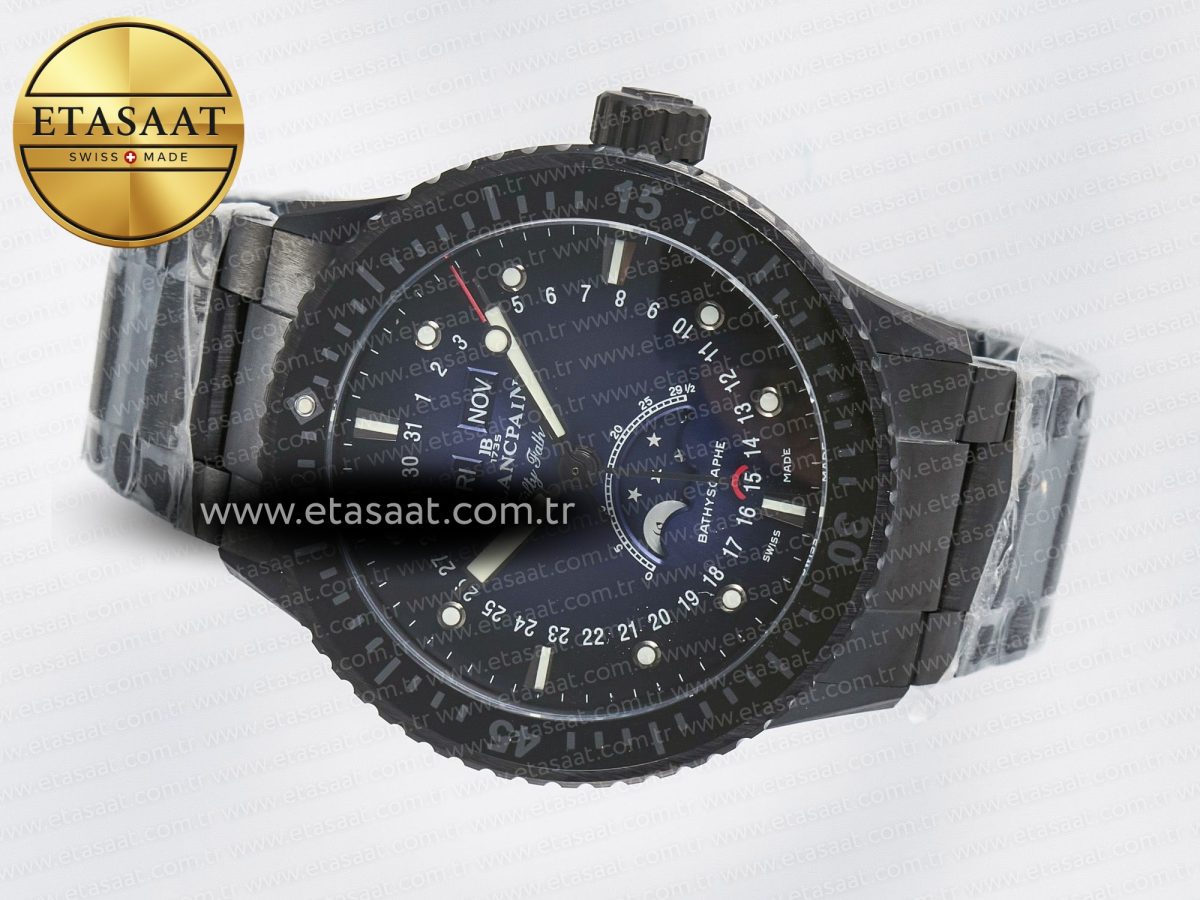 Blancpain Bathyscaphe 43mm Ceramic Blue A6654 - Görsel 9
