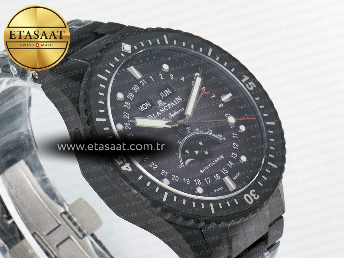 Bathyscaphe 43mm Ceramic DDDF 1:1 Best Edition Gray Dial on Ceramic Bracelet A6654 - Görsel 7