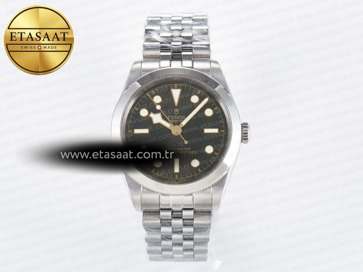 Black Bay 39mm SS KRF 1:1 Best Edition Anthracite Dial on Jubilee Bracelet A2824 - Görsel 3