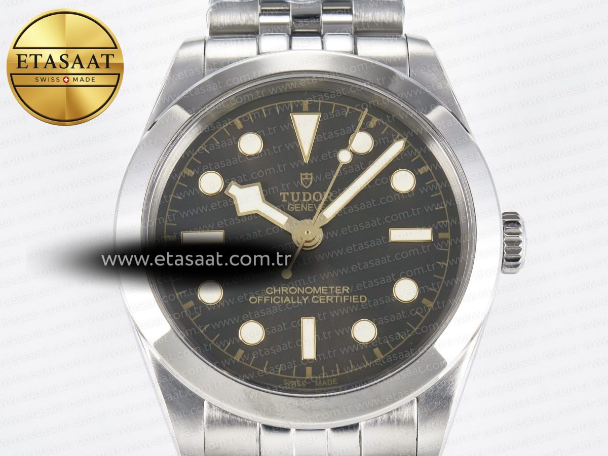 Black Bay 39mm SS KRF 1:1 Best Edition Anthracite Dial on Jubilee Bracelet A2824 - Görsel 4