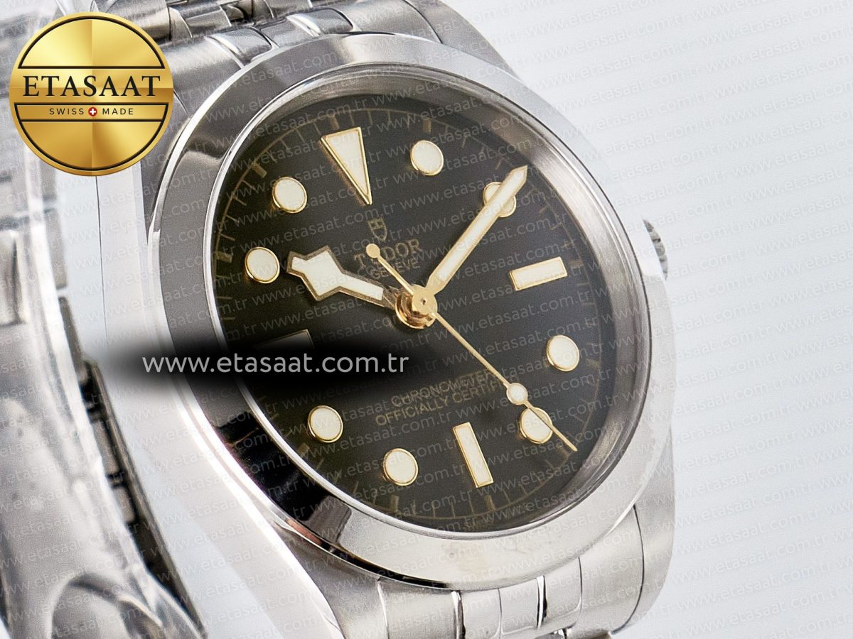 Black Bay 39mm SS KRF 1:1 Best Edition Anthracite Dial on Jubilee Bracelet A2824 - Görsel 5