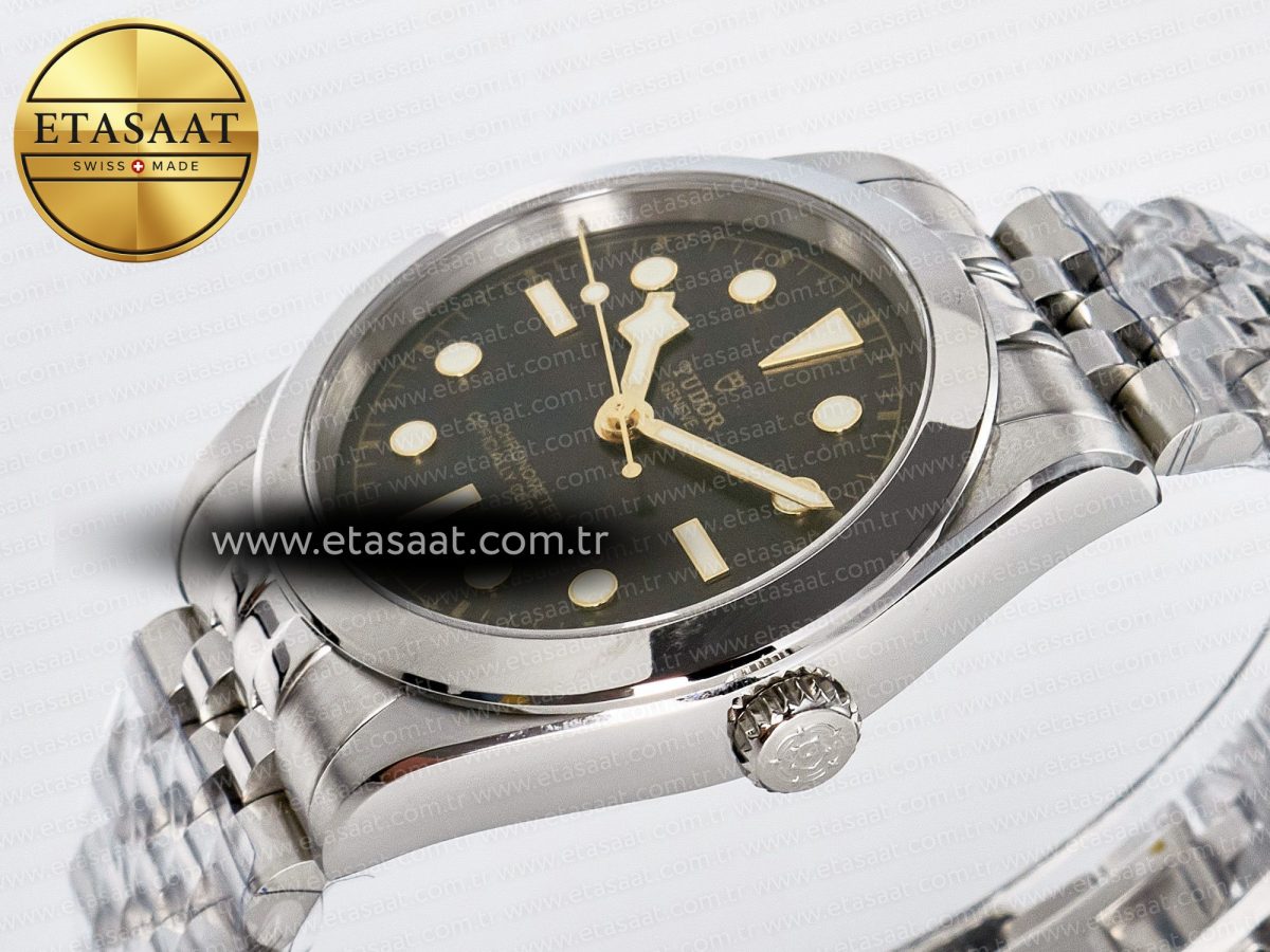 Black Bay 39mm SS KRF 1:1 Best Edition Anthracite Dial on Jubilee Bracelet A2824 - Görsel 6