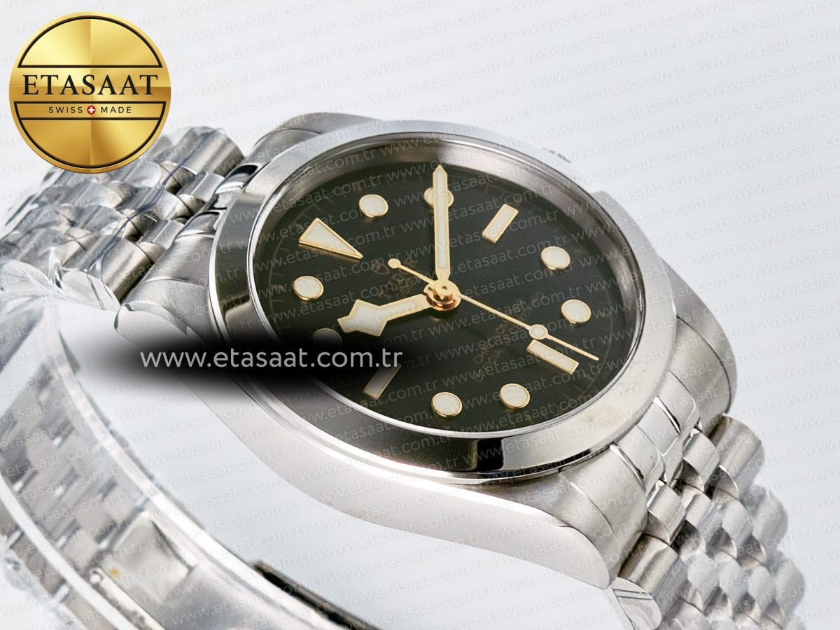 Black Bay 39mm SS KRF 1:1 Best Edition Anthracite Dial on Jubilee Bracelet A2824 - Görsel 7