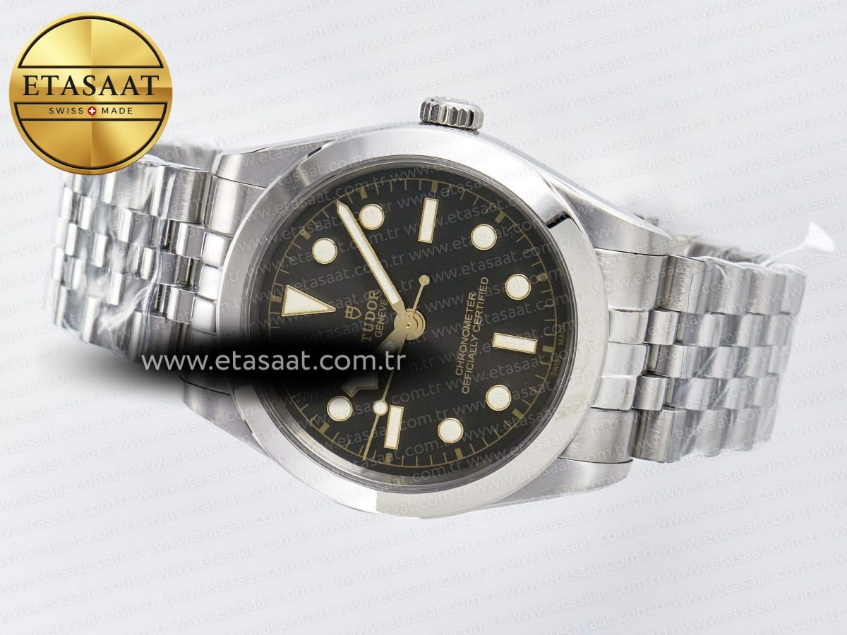 Black Bay 39mm SS KRF 1:1 Best Edition Anthracite Dial on Jubilee Bracelet A2824 - Görsel 8
