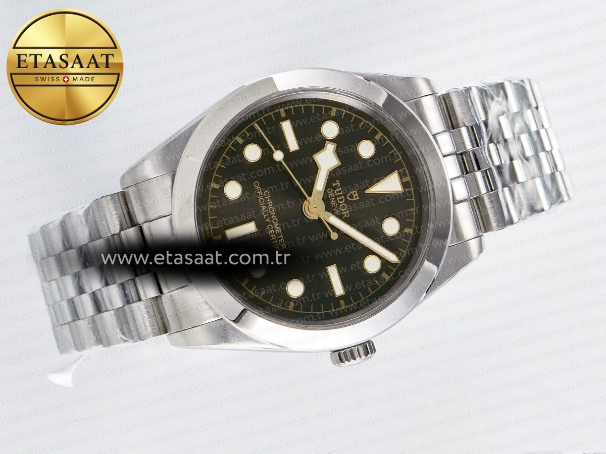 Black Bay 39mm SS KRF 1:1 Best Edition Anthracite Dial on Jubilee Bracelet A2824 - Görsel 9