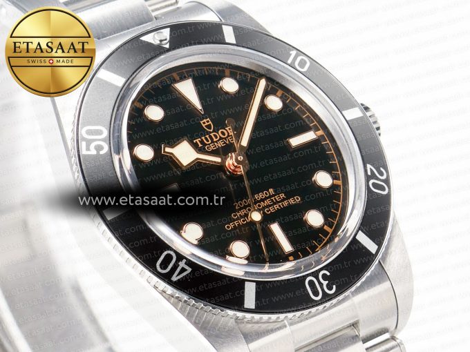 Black Bay 54 37mm SS ZF 1:1 Best Edition Black Dial on SS Bracelet A2824 - Görsel 5