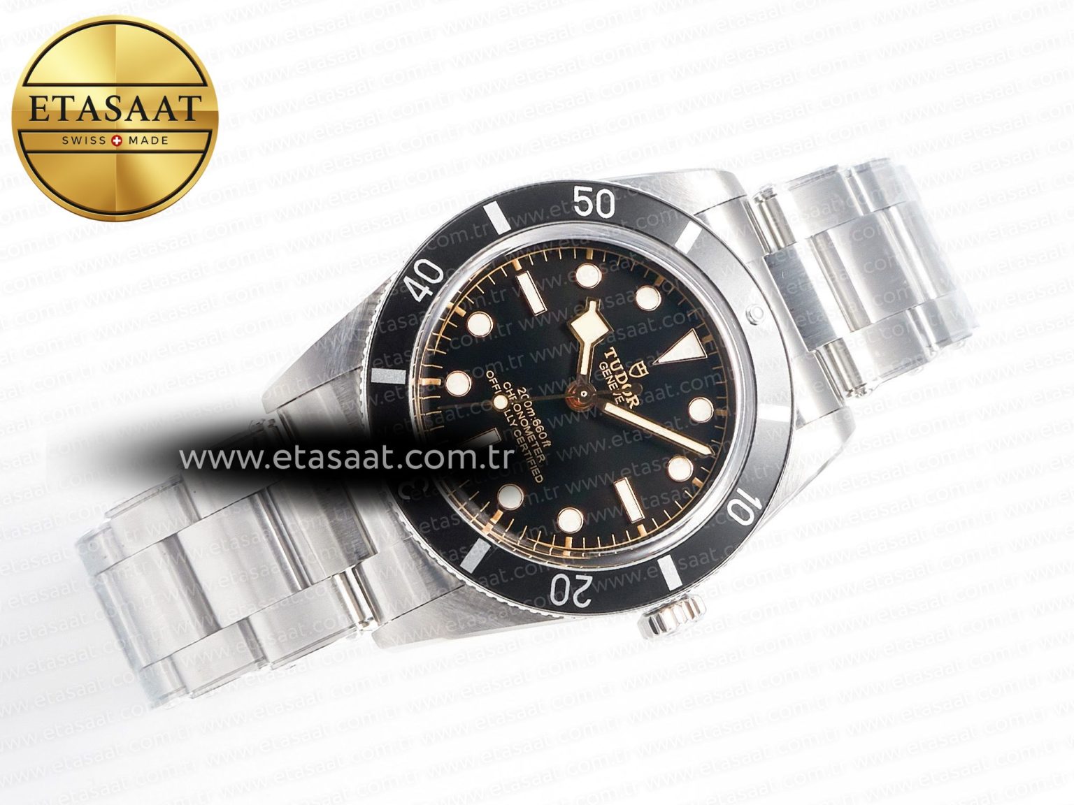 Black Bay 54 37mm SS ZF 1:1 Best Edition Black Dial on SS Bracelet A2824 - Görsel 8