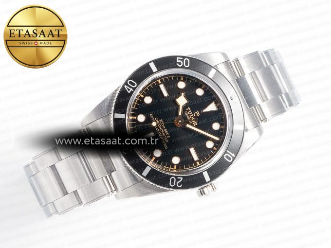 Black Bay 54 37mm SS ZF 1:1 Best Edition Black Dial on SS Bracelet A2824 - Görsel 8