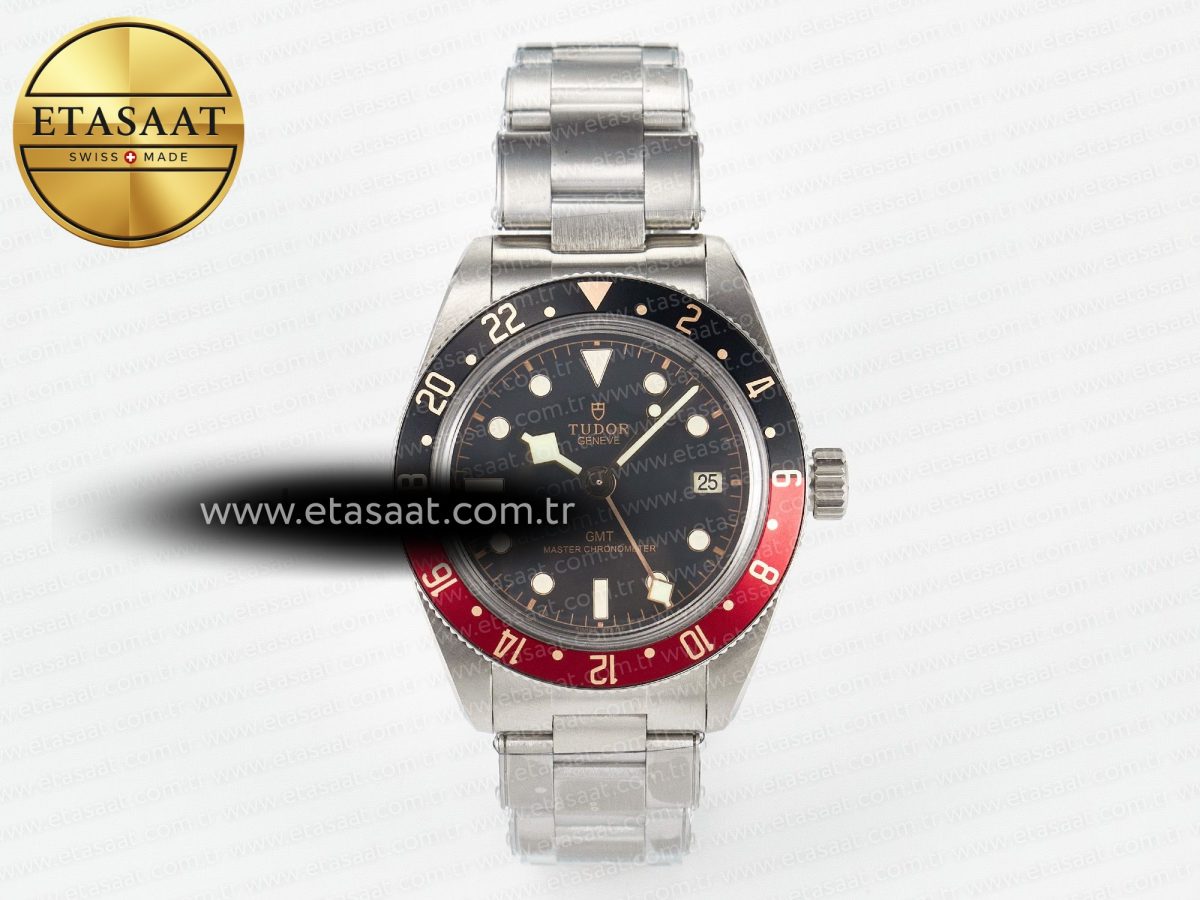 Black Bay GMT Pepsi Blue/Red Bezel ZF Best Edition on SS Bracelet A2836 - Görsel 3