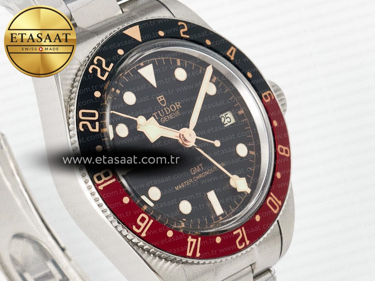 Black Bay GMT Pepsi Blue/Red Bezel ZF Best Edition on SS Bracelet A2836 - Görsel 5