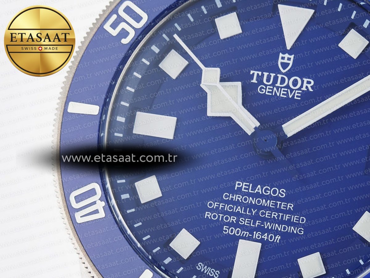 Blue Pelagos XF 1:1 Best Edition on Titanium Bracelet A2824 V5 - Görsel 10