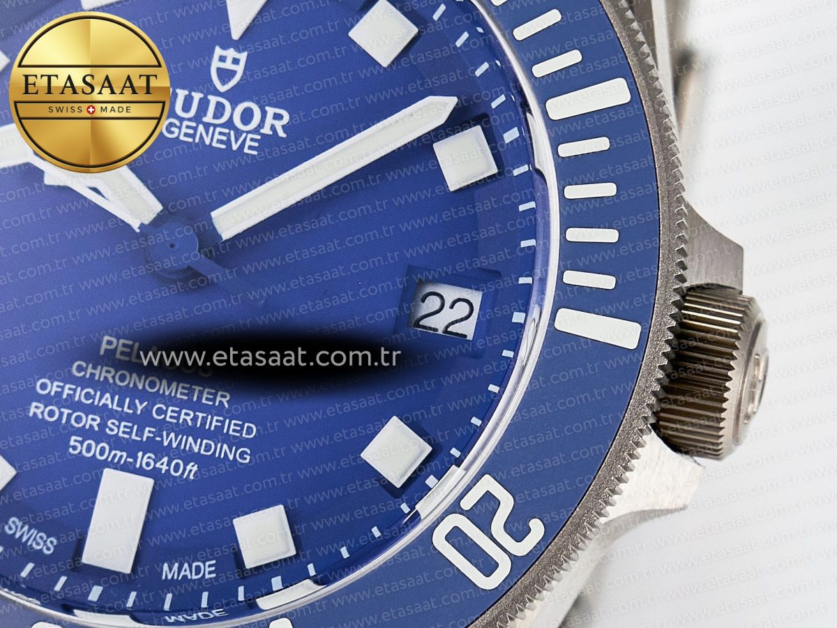 Blue Pelagos XF 1:1 Best Edition on Titanium Bracelet A2824 V5 - Görsel 12