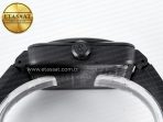 BR-03 Gyrocompass BRF 1:1 Best Edition Black Dial on Black Rubber Strap MIYOTA 9015 - Görsel 14