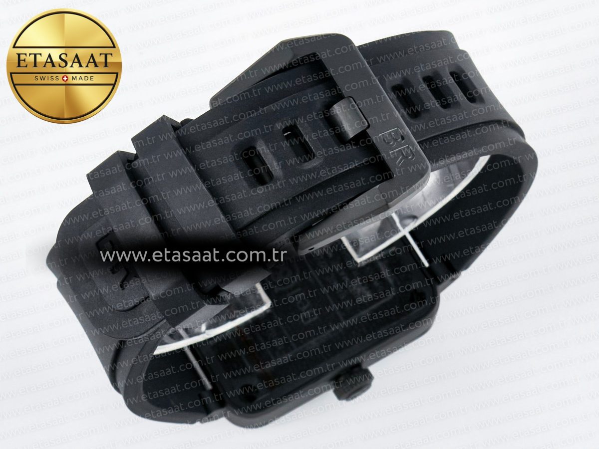 BR-03 Gyrocompass BRF 1:1 Best Edition Black Dial on Black Rubber Strap MIYOTA 9015 - Görsel 15