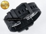 BR-03 Gyrocompass BRF 1:1 Best Edition Black Dial on Black Rubber Strap MIYOTA 9015 - Görsel 15
