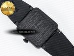 BR-03 Gyrocompass BRF 1:1 Best Edition Black Dial on Black Rubber Strap MIYOTA 9015 - Görsel 16