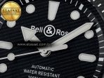 BR03-92 Diver BRF 1:1 Best Edition Black Dial on Black Rubber Strap A2824 - Görsel 10