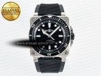 BR03-92 Diver BRF 1:1 Best Edition Black Dial on Black Rubber Strap A2824 - Görsel 3