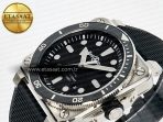 BR03-92 Diver BRF 1:1 Best Edition Black Dial on Black Rubber Strap A2824 - Görsel 6