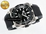 BR03-92 Diver BRF 1:1 Best Edition Black Dial on Black Rubber Strap A2824 - Görsel 8