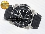 BR03-92 Diver BRF 1:1 Best Edition Black Dial on Black Rubber Strap A2824 - Görsel 9